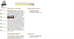 Desktop Screenshot of mainerailroads.org