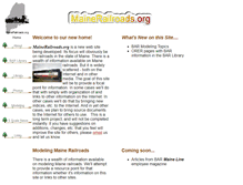 Tablet Screenshot of mainerailroads.org